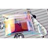 Buy cheap Clear Vinyl Neon Hue Mini Tote Bag, fashion handbag transparent clear neon PVC tote bag, shopping beach bag tote bag from wholesalers