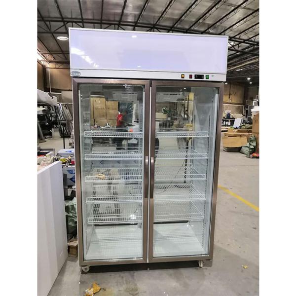Buy cheap R134A 1000L Commercial Glass Door Coolers Bar display Fridge from wholesalers