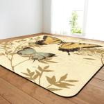 Butterfly Living Room Floor Carpets Large Dining Room Rugs Machine Washable