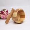 Buy cheap bamboo mortar and pestle mortar using for garlic with wholesale price from wholesalers