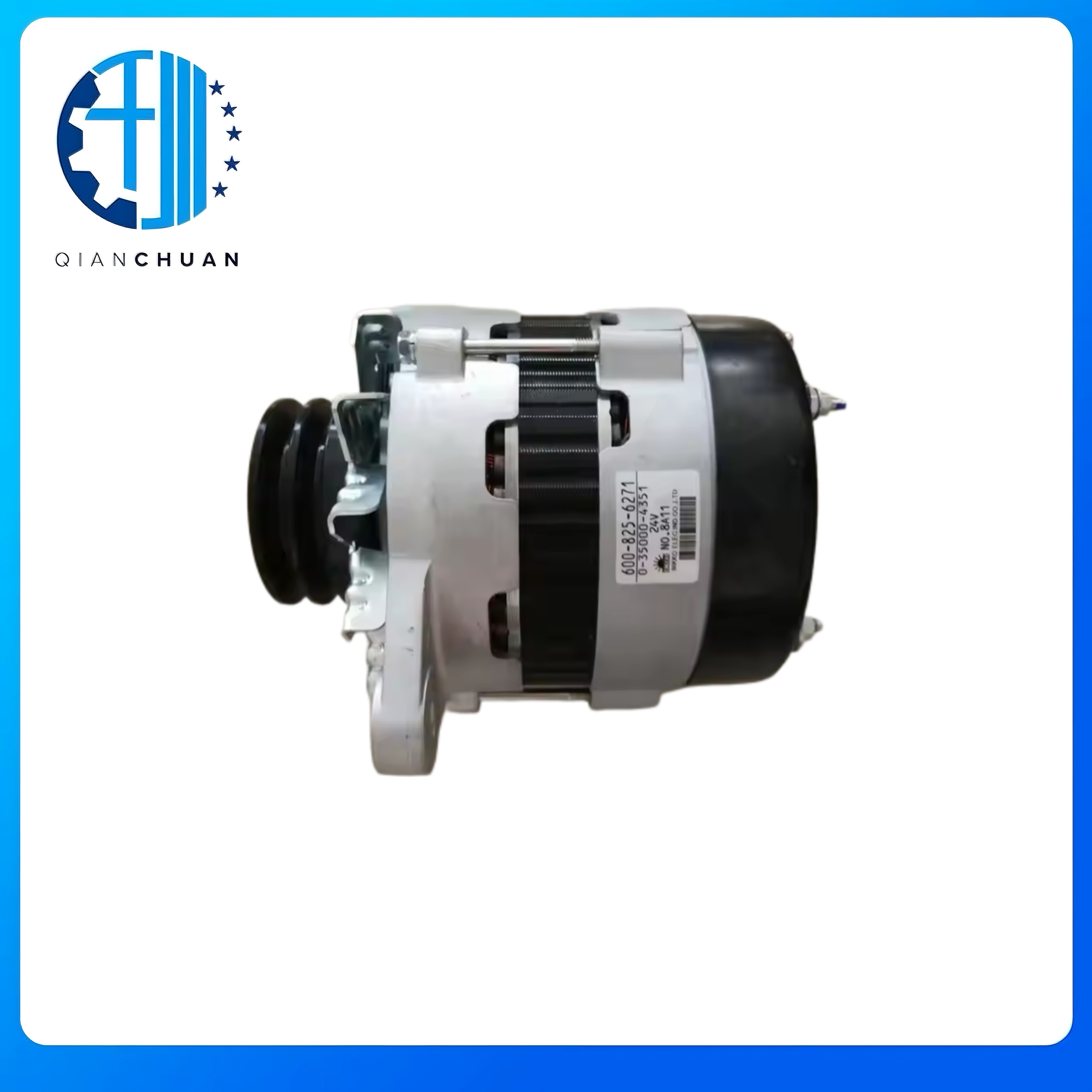 Alternator 600-825-7212 12V140E-3 for Komatsu SAA6D140E-5 6D140 Engine Parts