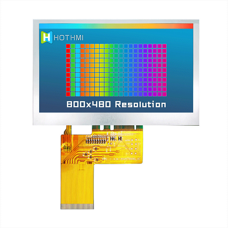 800x480 LVDS 4.3 Inch TFT Display Sunlight Readable TFT-H043A13SVIST6N40