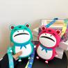 Buy cheap Frog Customized Silicone Pencil Case Crossbody Shoulder Bag Kids Handbag Pop Purse Bag School SUpplies Birthday Gifts from wholesalers