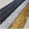 Buy cheap 4mm Dia Woven Aluminum Metal Sequin Fabric Antiwear Decor Partition Cladding from wholesalers