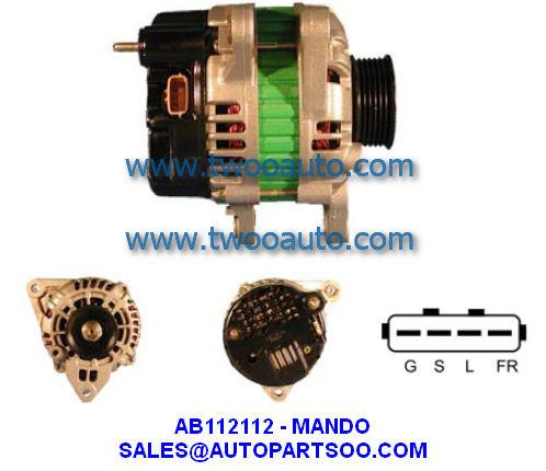 Buy cheap A0002655011 AB112112 - MANDO Alternator 12V 120A Alternadores from wholesalers