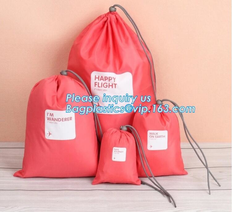 Nylon folding pocket foldable polyester shopping bag,Fashionable 420D Custom Logo Polyester Drawstring Bag bagease pack