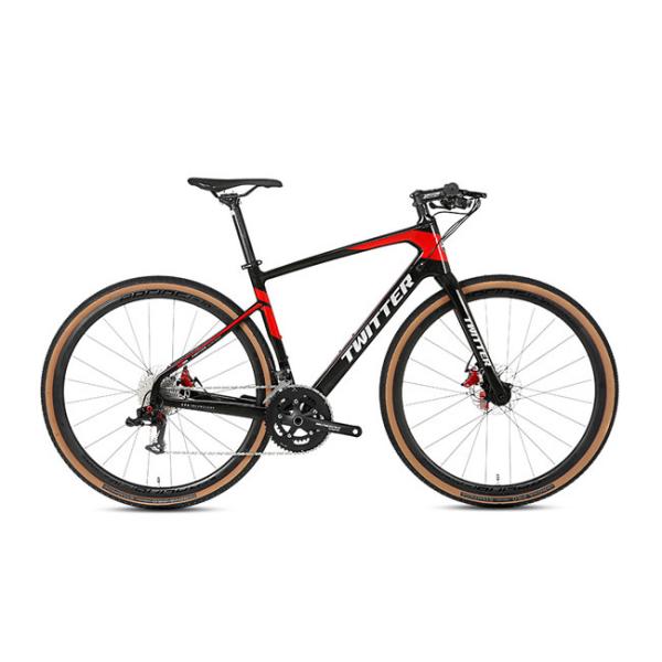 Buy cheap 54cm Carbon Fiber Hybrid Bike from wholesalers