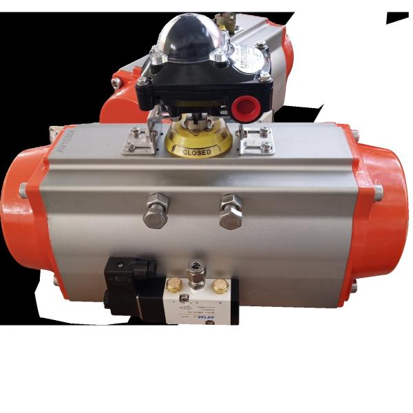 Buy cheap Atuadores Rotativos Pneumaticos aluminum alloy pneumatic actuator 1/4 turn from wholesalers