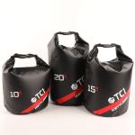 Waterproof PVC Tarpaulin Beach Backpack Bag With Buckle Closure