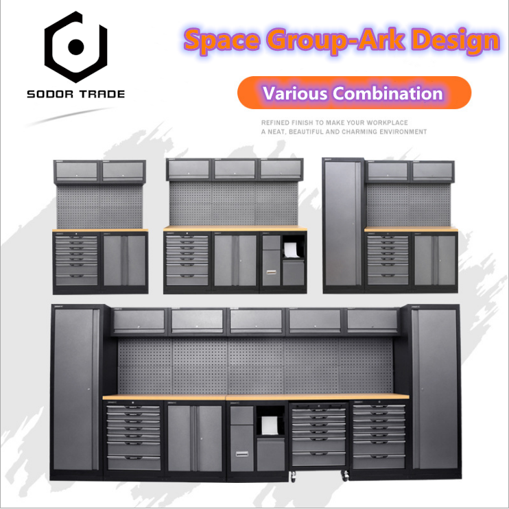 ISO9001 Garage Cabinet Workbench
