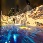 Full 360 Degree Immersive Spaces Wall Floor Interactive Projection