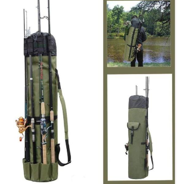 Buy cheap Outdoor Sports Portable Folding 600D Oxford Fishing Rod Case Bag from wholesalers