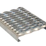 Anti Slip Aluminum 40MM Grip Strut Grating For Stair Tread, Perforated Plank