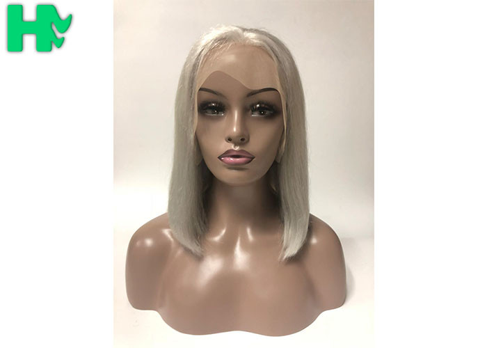 Remy Human Hair Bob Wig Short Bob Straight With 12 Inch Length 200g