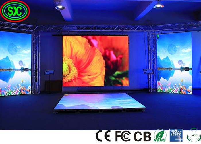 6500cd/sqm SMD3535 6MM Pixels Stage LED Screens For Advertising