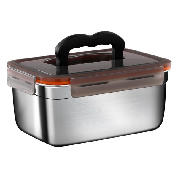 Buy cheap OEM Metal Food Storage Containers 3500ml Stainless Steel Sealed Containers from wholesalers