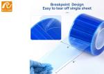 Dental Barrier Film Blue Tattoo Barrier Film Roll with Dispenser Box, 4" x 6"