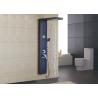 Buy cheap Black Stainless Steel Wall Mount Shower Panel Hydromassage Design ROVATE from wholesalers