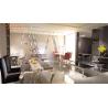 Buy cheap 160x45x85cm 0.3cbm Stainless Steel Console Table With Marble Top 20mm from wholesalers