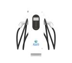 New White Flexible Shared Charging Pile Double Gun Single Gun Electric Vehicle