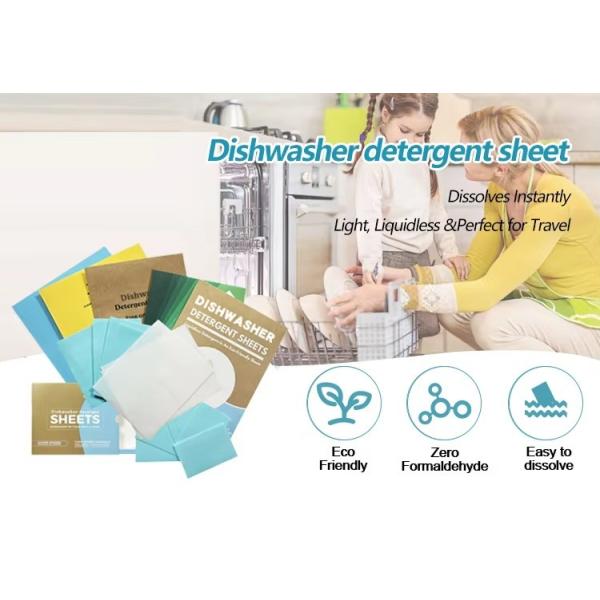 High Efficiency Dishwashing Detergent Sheets Customized Sustainable
