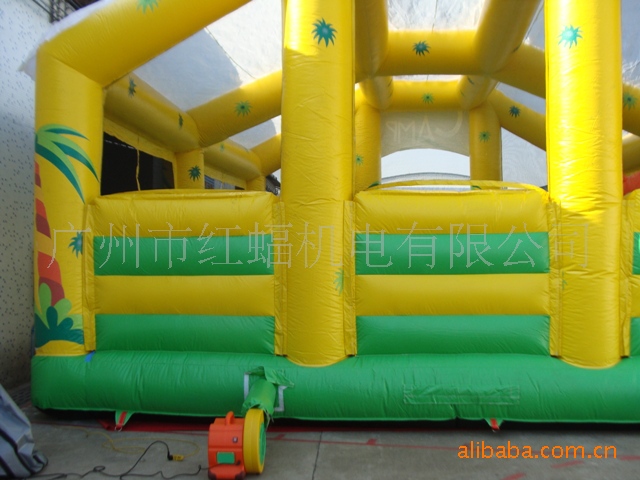 Plastic Shell Inflatable Air Blower Fan , Bounce House Air Blower Easy To Use