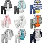 3Pcs Children'S Outfit Sets Newborn Clothing Baby Rompers Cotton Suit