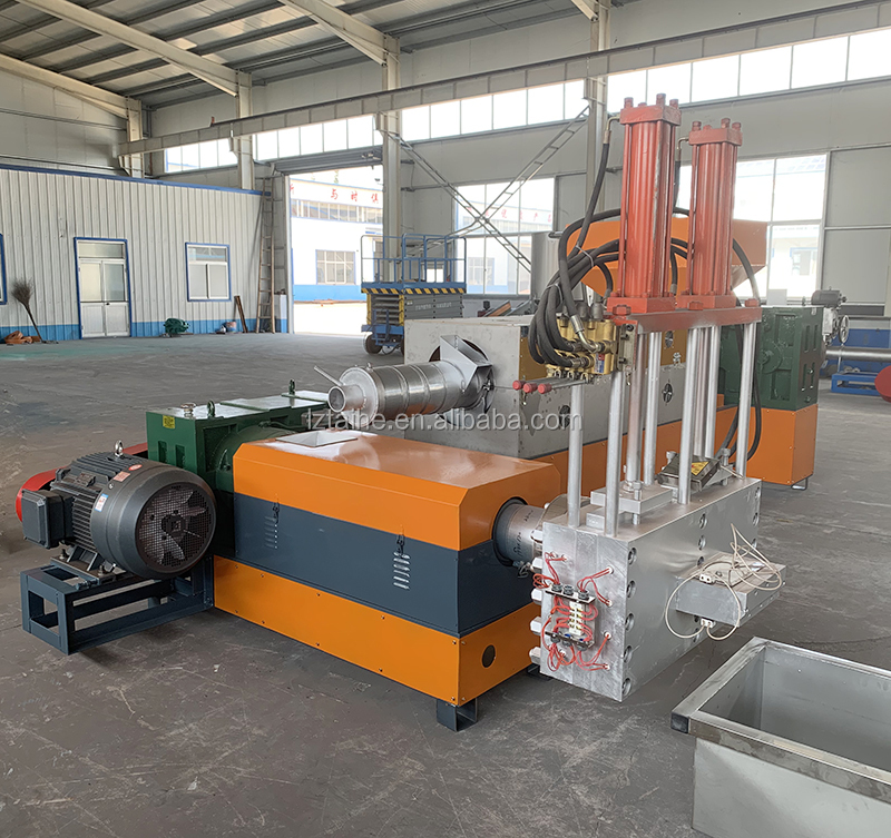 Double Stage Single Screw PP PE ABS Plastic Granules Pelletizer Extruder