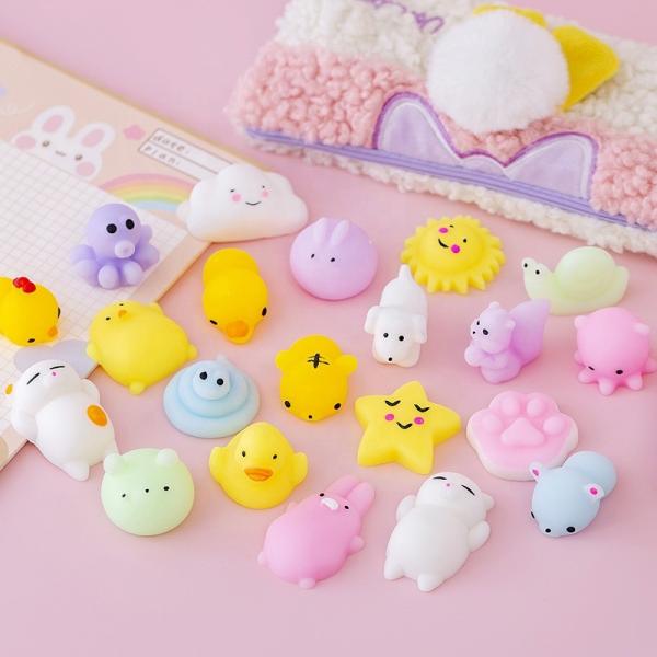 Buy cheap 50PCS TPR Mini Animal Squishy Stress Toys Mochi's Fidget Toys For Stress Relief from wholesalers