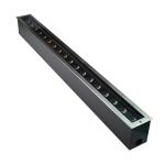 RGB 90mm Width 48W Recessed LED Inground Light With Aluminum Mounting Sleeve