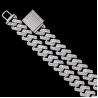 Buy cheap 14mm Moissanite Diamond Cuban Link Hip Hop Vvs Moissanite Cuban Link Jewelry from wholesalers