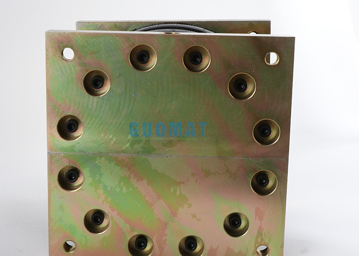 LHF200/212-2 Industrial Air Springs Rubber Bellow With Flange Plate
