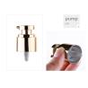 Buy cheap Shiny Gold AS 50ml Plastic Cosmetic Jars , Facial Airless Dispenser Bottles from wholesalers