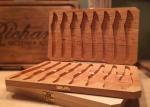 Delicate Handmade Wooden Tray , Painted Wooden Serving Trays For Perfume Gift