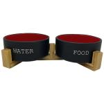 Durable Ceramic Cat Feeding Bowls , Cute Pet Bowl Multifunctional