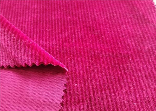 Super Soft Stripe Velvet 95% Polyester 5% Spandex Fabric Stretch Velvet Spandex