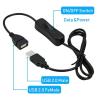 Buy cheap Mlale to Female USB Port ON OFF Switch Power Cable for LED Light Lamp Laptop from wholesalers