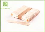 Personalized Ice Cream Wooden Sticks Flat Wooden Dessert Spoons For Kids