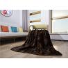 Buy cheap Bedspread Faux Luxury Fur Blanket , Supersoft Black Mixed Coffee Faux Fur Throw Blanket from wholesalers