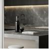 Buy cheap Custom Modern Gold PET Island Kitchen Cabinet High Quality Complete Modular Glass MDF Faucet Hinge Drawer Basket from wholesalers