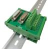 Buy cheap DB15 D Sub 15 Pin Male Female Dual Connectors Terminal Blocks Wiring Breakout Board from wholesalers