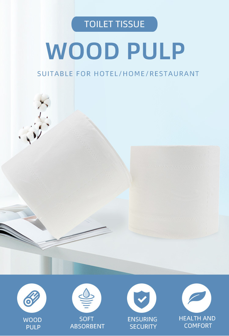 FSC Breathable White Tissue Toilet Paper 100mm×115mm