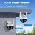 Outdoor 4K Wireless Surveillance IP Camera Wifi Security PTZ CCTV Camera