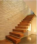 American walnut wood stair tread covers