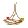 Buy cheap Rainbow 35.5cm Coloured Wooden Building Blocks Large Baby from wholesalers