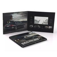 Buy cheap Gold/Silver Foil Stamping greeting card Video brochure 10 inch LCD video booklet product
