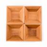 Buy cheap Home Bamboo Salad Set , Wooden Salad Bowl Set High Strength Food Safe from wholesalers