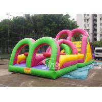 Buy cheap Outdoor Colorful Kids Inflatable Interactive Game With Big Double Slide product