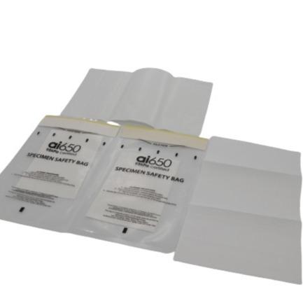 Buy cheap Polyethylene Clear / White Specimen Transport Bags For Medical Use from wholesalers