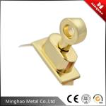 New style gold handbag square turn lock for bag parts,15.4*12.18mm turn lock